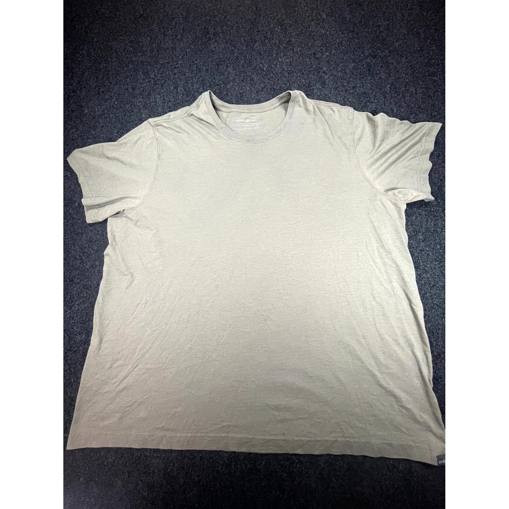 Eddie Bauer T-Shirt Mens 2XL Gray Short Sleeve Crew Neck Casual Outdoor Pullover